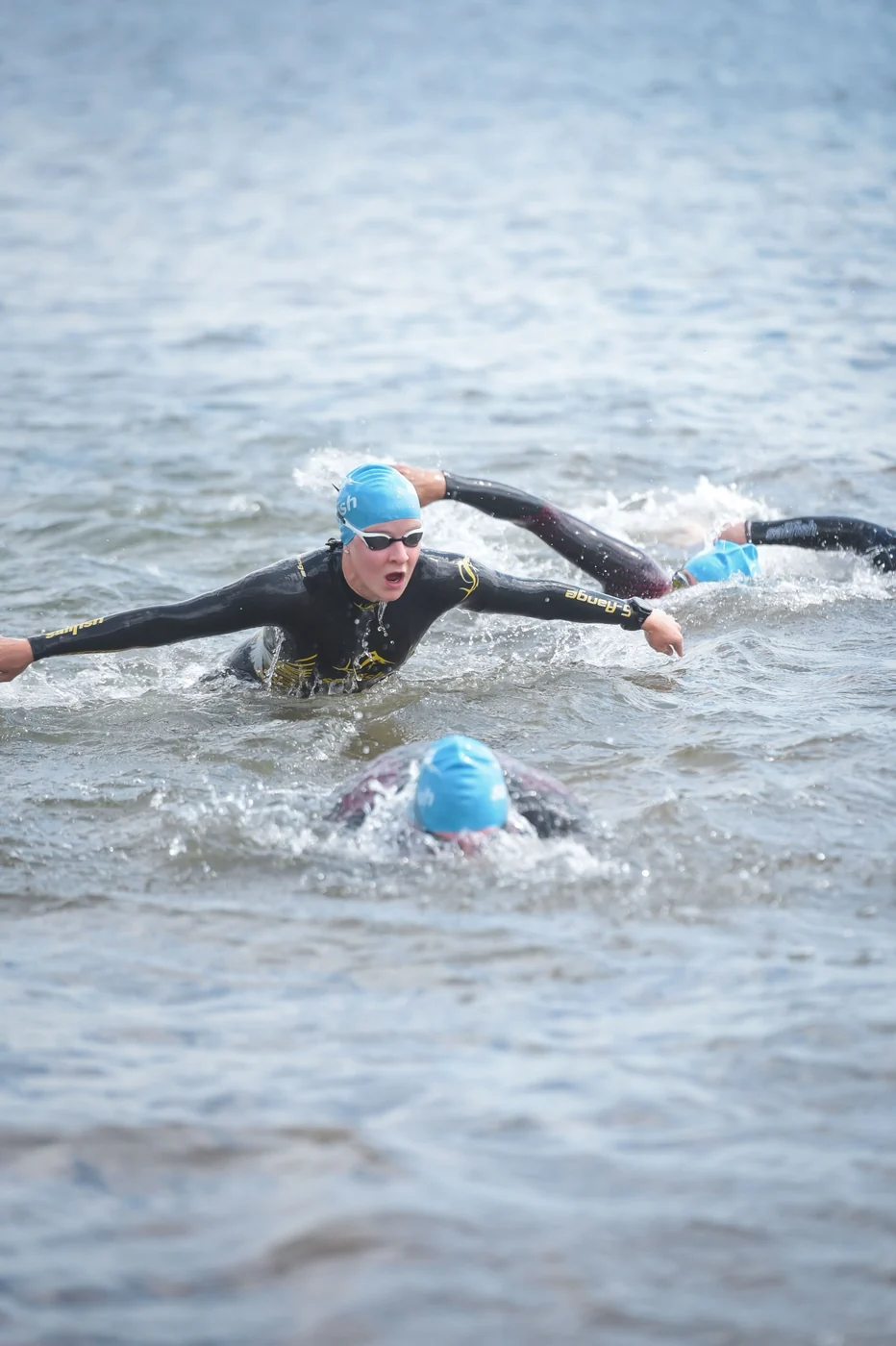 Open-Water-Schwimmen im Wettkampf